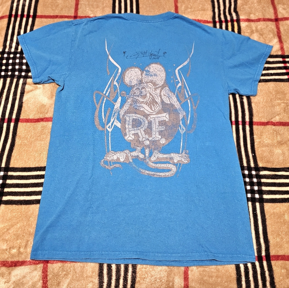 ED ROTH - RAT FINK Car Show Tshirt Sz: Medium (with Cody Roth Signature)